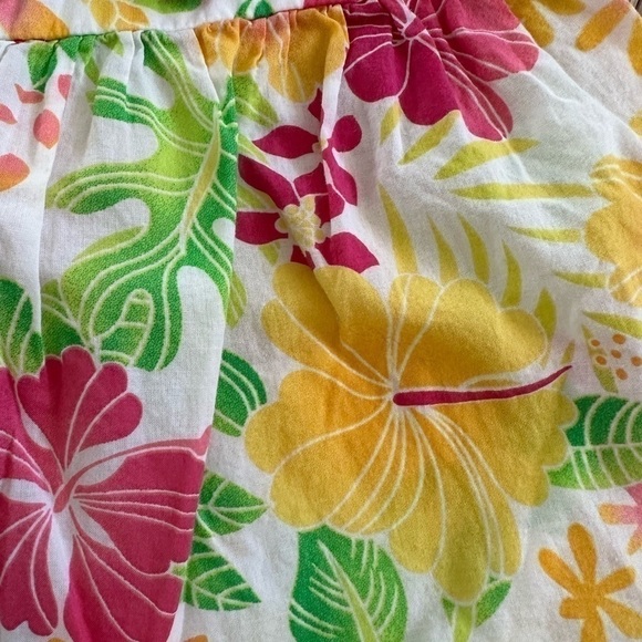 Koala Kids Girls Colorful Hawaiian Flower Spaghetti Strap Tank Top Size 12M - Picture 5 of 8